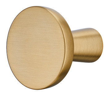 Brushed gold Cona furniture knob